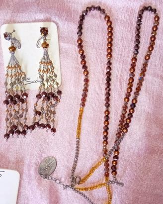 Soldini collana e orecchini