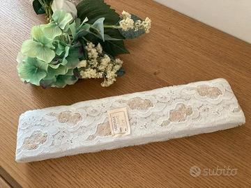 Pizzo/tessuto francese Dentelle bianco/beige