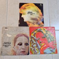 Lotto 3 dischi vinile 45 giri Mina