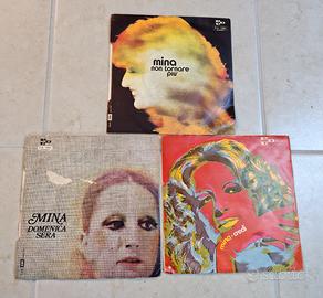 Lotto 3 dischi vinile 45 giri Mina