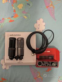 Microfono Professionale con Scarlett solo