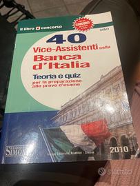 Libro concorso vice assistenti Banca d’Italia