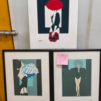 set di 3 opere originali di Dalla Costa