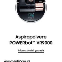 Aspirapolvere samsung vr9000 come nuovo