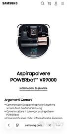 Aspirapolvere samsung vr9000 come nuovo