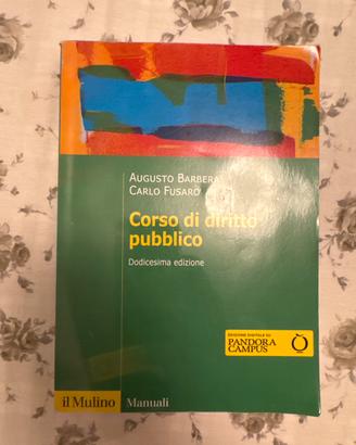 Corso di diritto pubblico dodicesima edizione