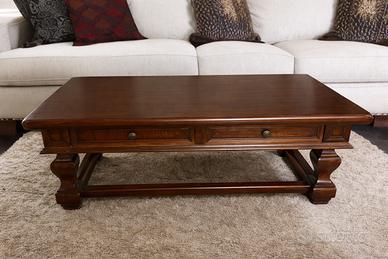 Tavolino da salotto in legno massello