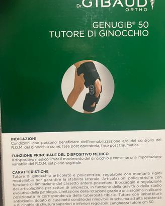 Tutore ginocchio sanitario