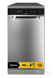 LAVASTOVIGLIE  45 cm WHIRLPOOL MOD. WH6FB10BS7A0X