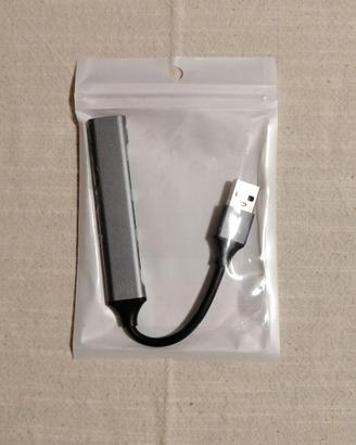 Hub USB 4 in 1 Adattatore multipla porta mini Dock