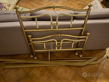 letto in ottone