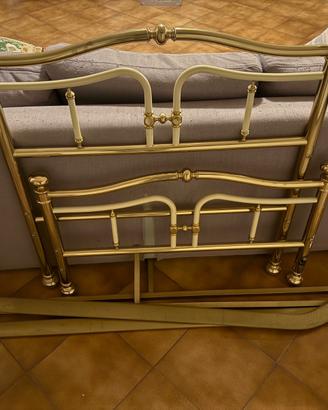 letto in ottone
