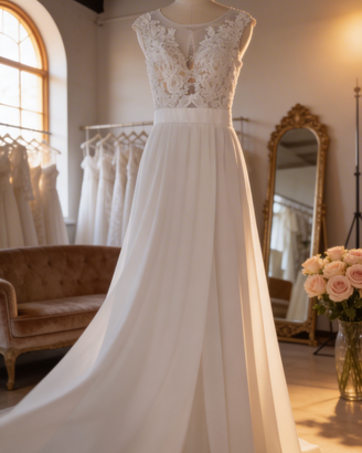 Abito da sposa scivolato tg44