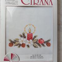 Tovaglietta Natale- kit filato da ricamo