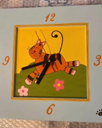 Orologio da parete in legno