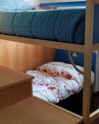 Letto a castello in legno