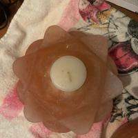 Candele sale rosa himalaya