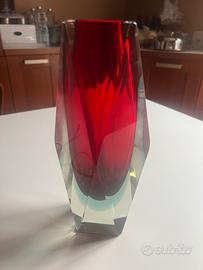 Vaso Vintage in vetro di Murano ‘Sommerso’