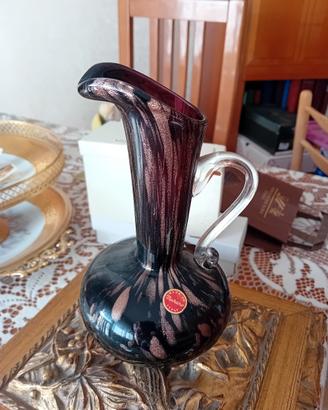 Brocca in vetro di Murano
