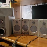 Impianto audio 5.1 fenner + casse e subwoofer