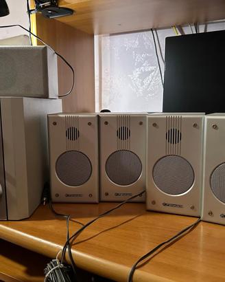 Impianto audio 5.1 fenner + casse e subwoofer