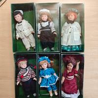 22 bambole "Dolls' House Collection" in porcellana