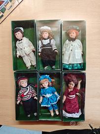 22 bambole "Dolls' House Collection" in porcellana