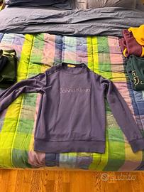 Felpa Calvin Klein blu elettrico - Taglia M