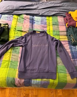 Felpa Calvin Klein blu elettrico - Taglia M
