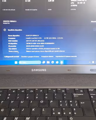 Notebook samsung P530
