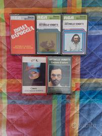 Antonello Venditti - Lotto di 5 musicassette