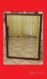 Grande specchio in radica anni '50, piccolo difett