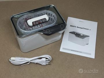 Pulitore a Ultrasuoni ZENT DeepClean+ 600ml NUOVO