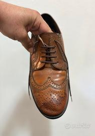 Klondike scarpe stringate brogue marroni 42 uomo