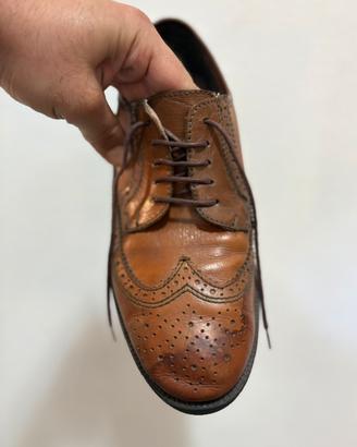 Klondike scarpe stringate brogue marroni 42 uomo