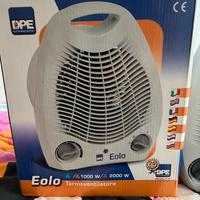 Termoventilatore con termostato regolabile