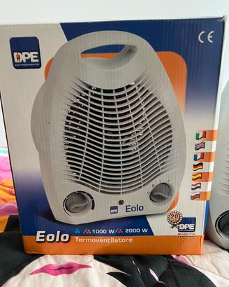 Termoventilatore con termostato regolabile