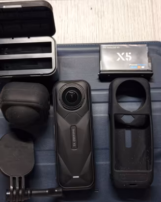 Insta360 x5 8k 360 + msd 512 GB 200mbps + accessor