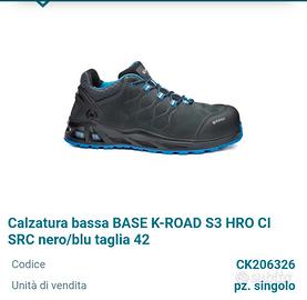 scarpa antinfortunistica 42 S3