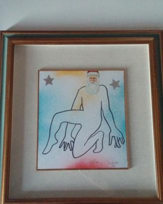 E. Baj e M. Kostabi - opera "IMPRONTA"