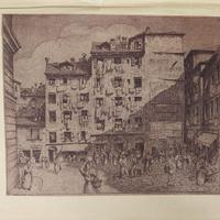 Litografia originale Santo Lucas