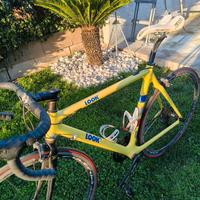 Bici corsa look carbonio TG M