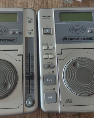 Coppia CDJ Omitronic CDT-300