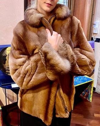 GIUBBINO IN VISONE RASATO