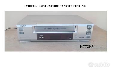 Vidoregistratore VHS 6 testine    Sanyo H772EV
