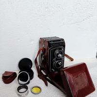 Rolleiflex biottica medio formato con obbiettivo