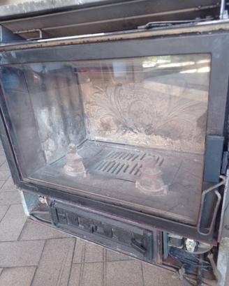 inserto camino ventilato a legna