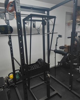 Home Gym Rack Bilanciere Panca Dischi