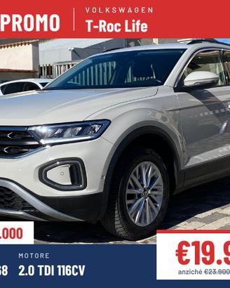 Volkswagen T-Roc Life 2.0 TDI 116 CV