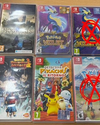 Nintendo switch giochi